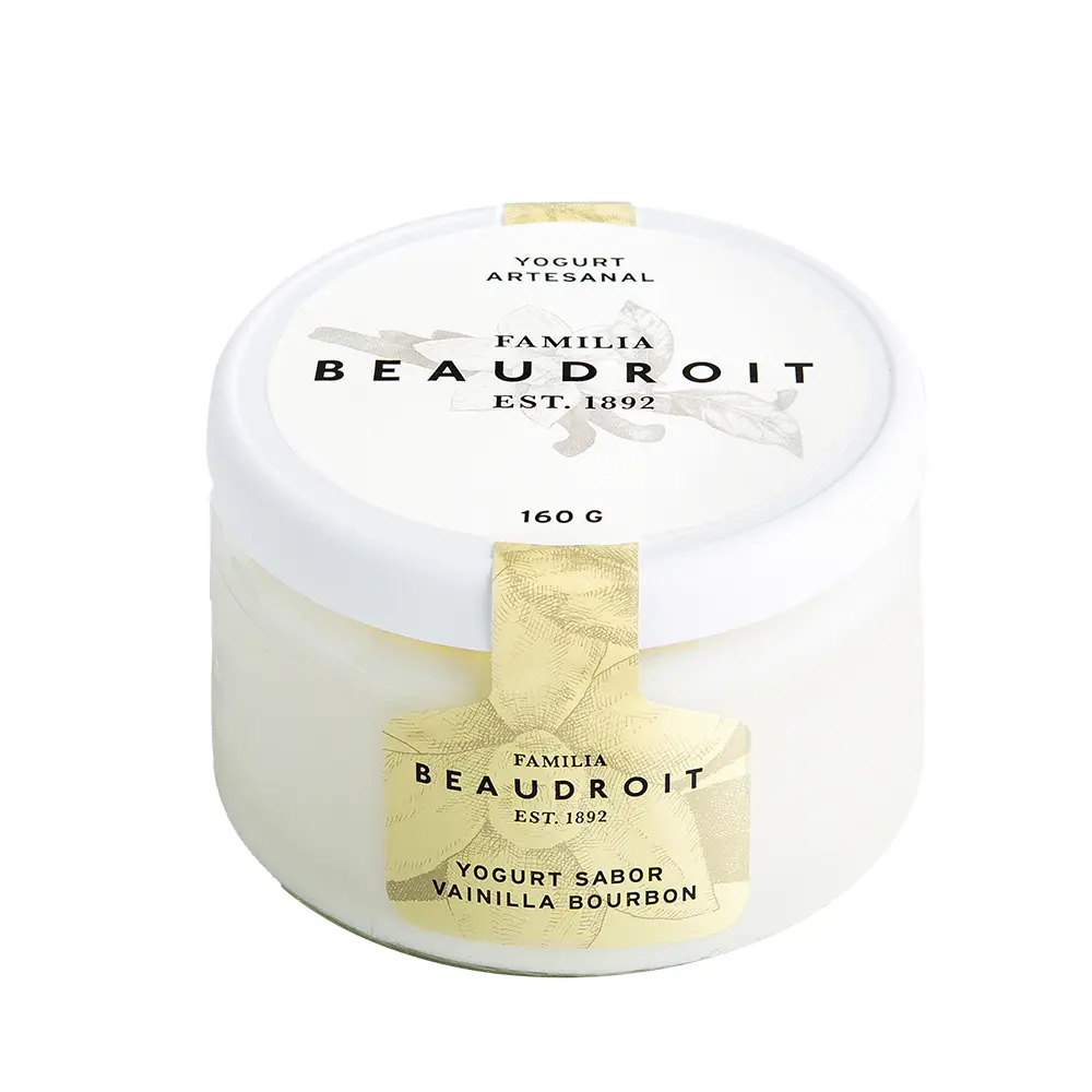 Yogurt entero con vainilla Bourbon x 6 unidades. Libre de gluten.