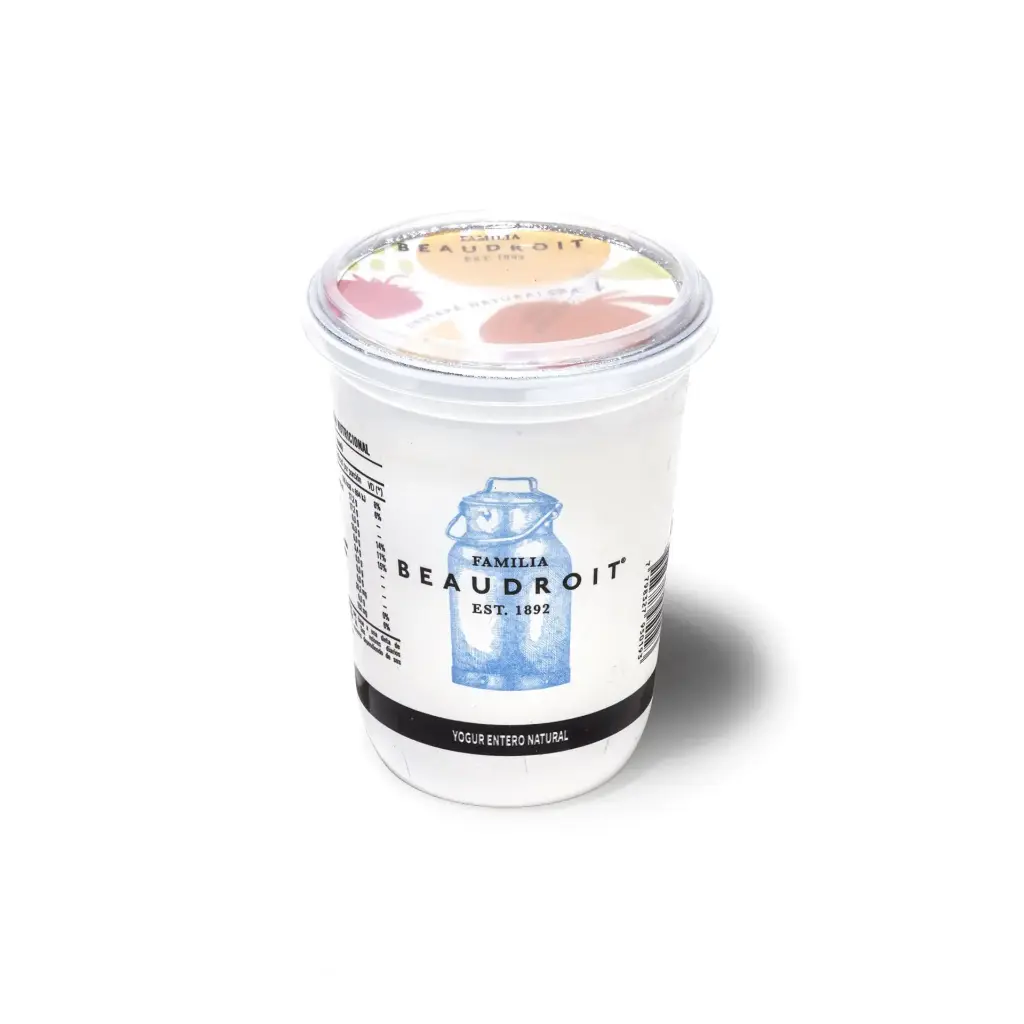 Yogur entero natural Sin Azúcar - 400 gr / Pack x 2 unidades