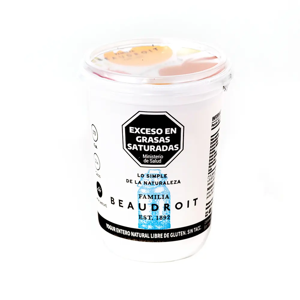 Yogur entero natural Sin Azúcar - 400 gr