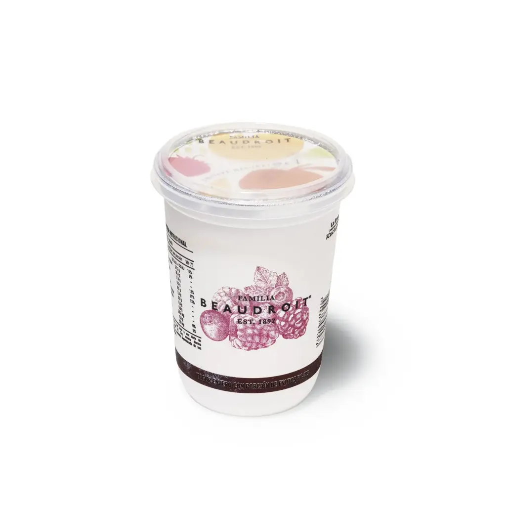 Yogur entero frutos rojos - 400 gr / Pack x 2