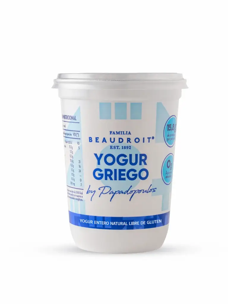 Yogur natural estilo griego - 400 gr / Pack x 2 unidades 