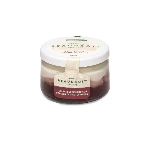 [112152] Yogur descremado frutos del bosque - 160 gr / Pack x 6 unidades