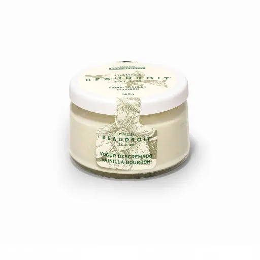[112156] Yogur descremado vainilla bourbon - 160 gr / Pack x 6 unidades.