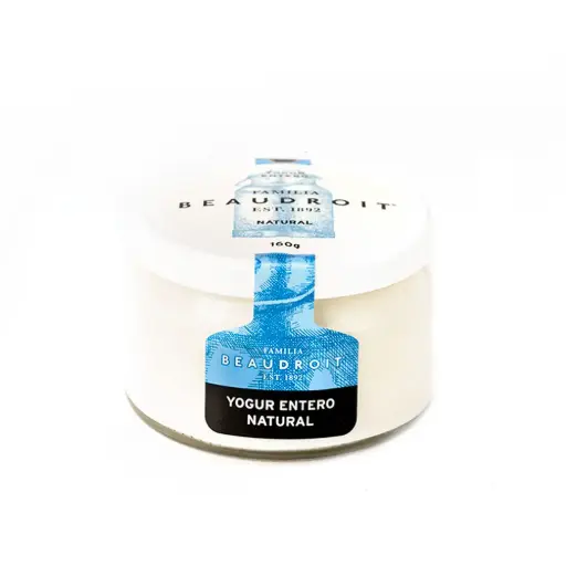 [112058] Yogur entero natural x 160 g x 6 unidades. Libre de gluten. 