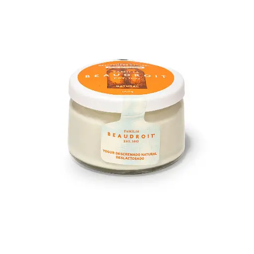[112220] Yogur deslactosado descremado natural Sin Azúcar - 160 gr / Pack x 6 unidades