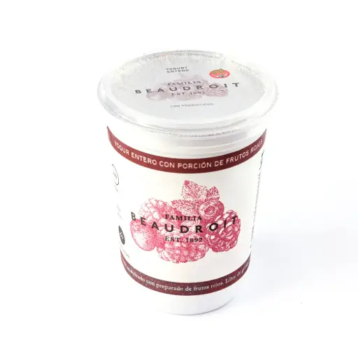 [4152] Yogur entero frutos rojos - 400 gr / Pack x 2