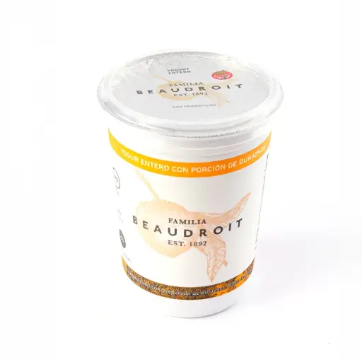 [4151] Yogur entero durazno - 400 gr