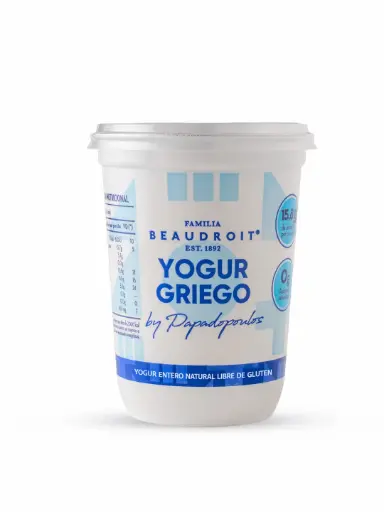 [112062] Yogur natural estilo griego - 400 gr / Pack x 2 unidades 